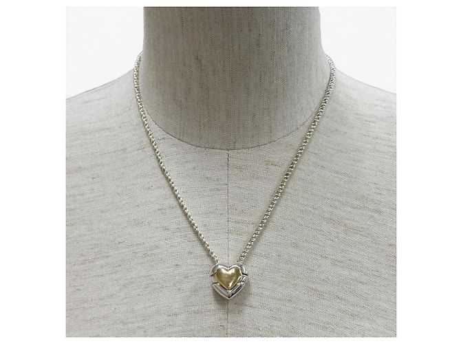 Autre Marque Collana Cuore in Oro 18K e Argento Tiffany & Co. - vista 3
