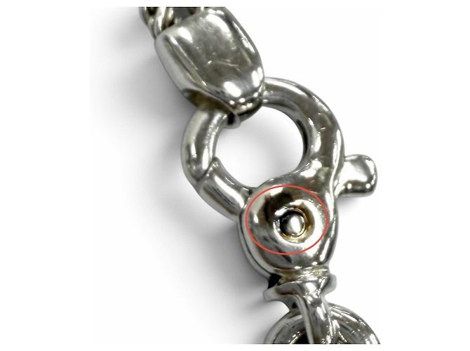 Autre Marque Bracciale Tiffany Vintage 925 Double Heart Rope Argento - vista 9