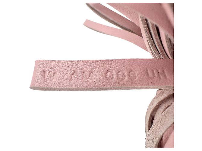 Hermès HERMES Carmen Agneau Milo Rose Sakura Bag Charm Keychain Rosa - vista 8