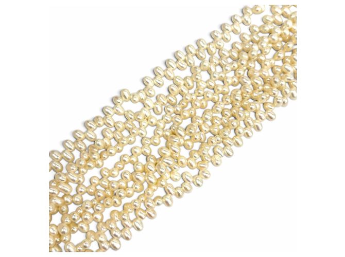 Autre Marque Collana Torsade Tiffany & Co. in perle d'acqua dolce 925 Bianco - vista 5