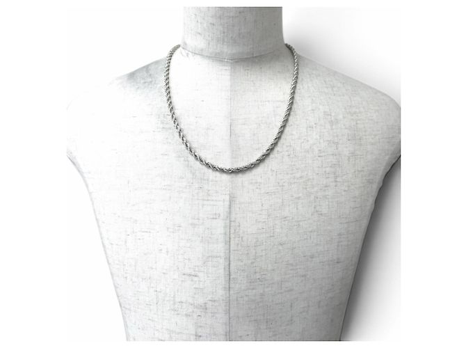 Autre Marque Collar Tiffany & Co. SV925 Twist Chain Plata - vista 2