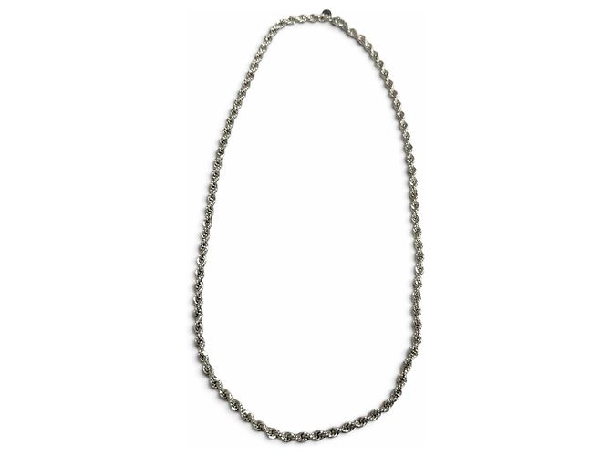 Autre Marque Collar Tiffany & Co. SV925 Twist Chain Plata - vista 3