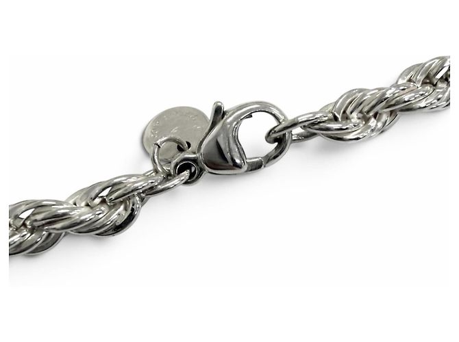 Autre Marque Collar Tiffany & Co. SV925 Twist Chain Plata - vista 4