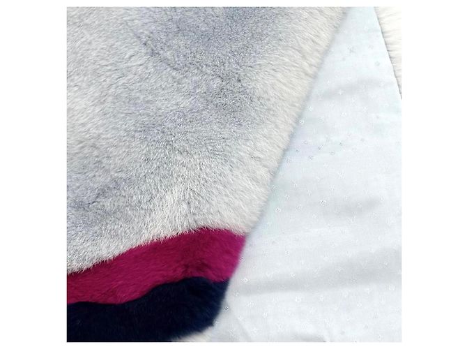Louis Vuitton Blue Silk Stole - view 4