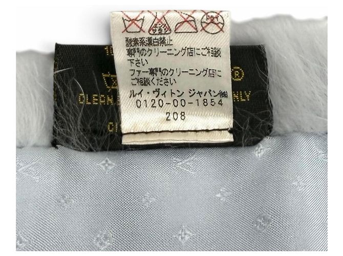 Louis Vuitton Blue Silk Stole - view 8