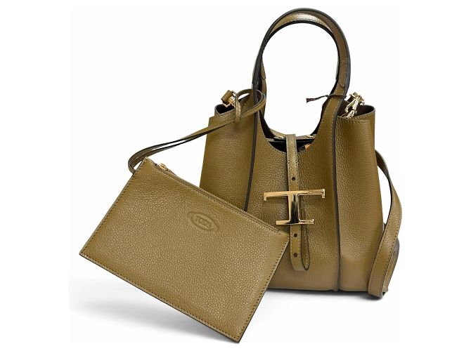 Tod's T-Timeless Mini Shopping Bag Olivgrün - Ansicht 4
