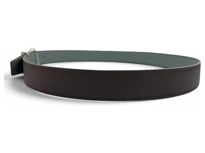 Hermès Ceinture réversible Hermes en cuir Epsom - vue 4