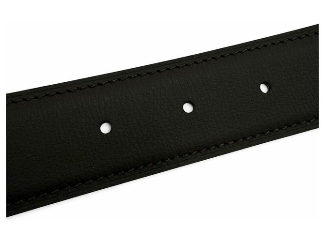 Hermès Ceinture réversible Hermes en cuir Epsom - vue 8
