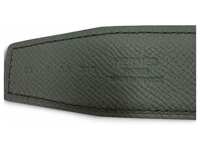 Hermès Ceinture réversible Hermes en cuir Epsom - vue 9