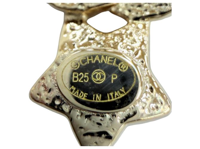 Orecchini Bijou Chanel Coco Mark Star Crystal Oro e Rosa D'oro - vista 5