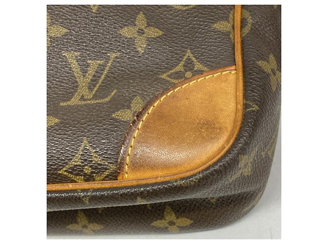 Borsa a pochette Louis Vuitton Monogram Compiegne 28 Marrone - vista 7