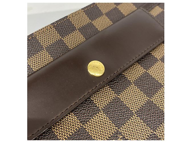 Borsa a tracolla Louis Vuitton Damier Aubagne Damier ebene - vista 10