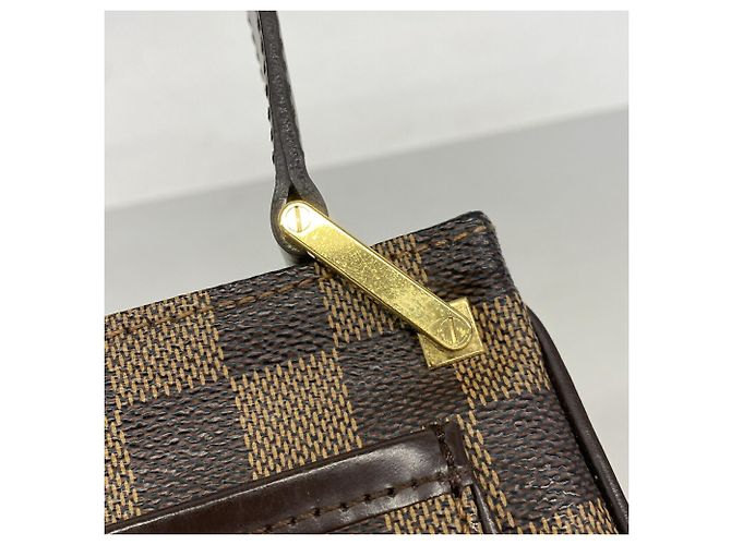 Borsa a tracolla Louis Vuitton Damier Aubagne Damier ebene - vista 8