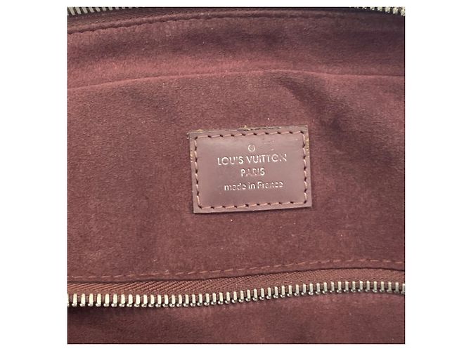 Sacoche Louis Vuitton en cuir Epi Bordeaux - vue 5