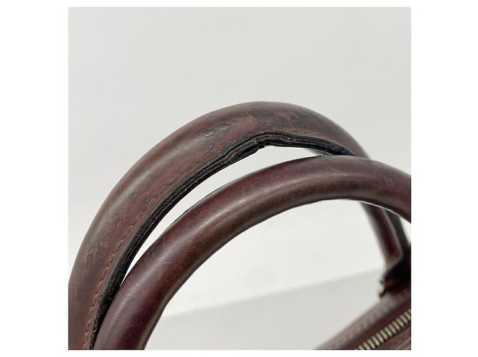 Sacoche Louis Vuitton en cuir Epi Bordeaux - vue 7
