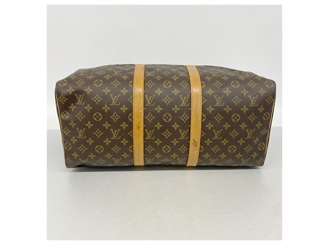 Bolsa Louis Vuitton Boston Monogram Keepall 50 Marrom - vista 3