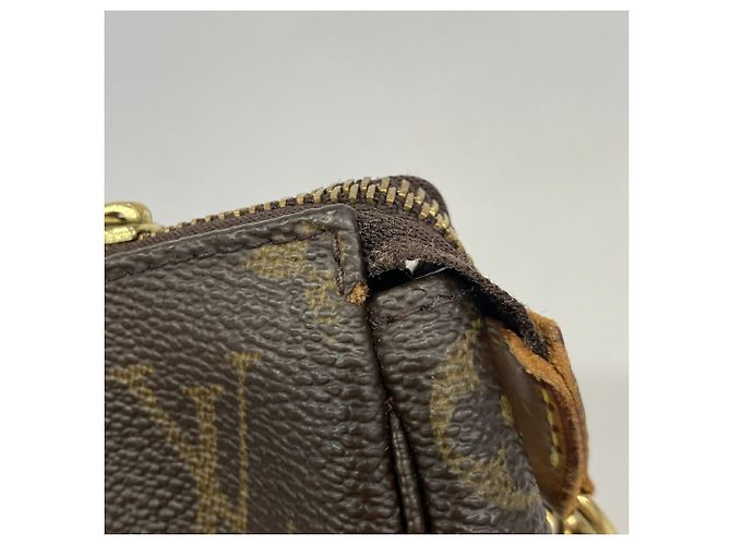 Louis Vuitton Monogram Pochette Accessoires Bag/Pouch Marrone - vista 7