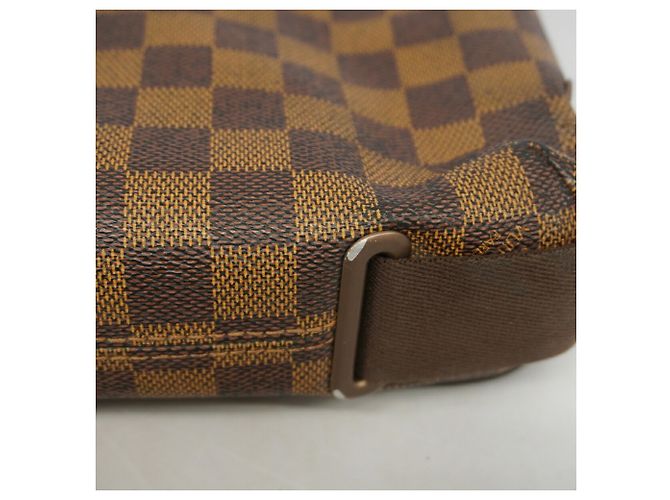 Borsa a tracolla Louis Vuitton Damier Brooklyn PM Damier ebene - vista 7