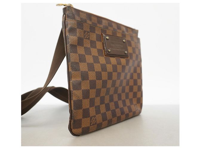 Borsa a tracolla Louis Vuitton Damier Pochette Plat Brooklyn Damier ebene - vista 2