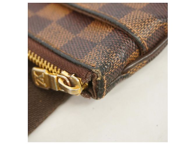 Borsa a tracolla Louis Vuitton Damier Pochette Plat Brooklyn Damier ebene - vista 8