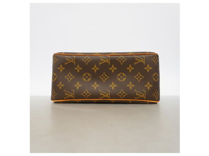Borsa a tracolla Louis Vuitton Monogram Cite MM Marrone - vista 3
