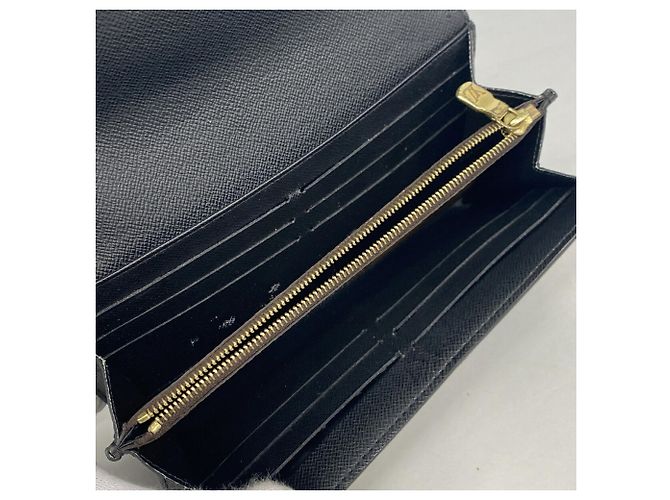 Louis Vuitton Monogram Giant Reverse Portefeuille Sarah Long Wallet Castaño - vista 3