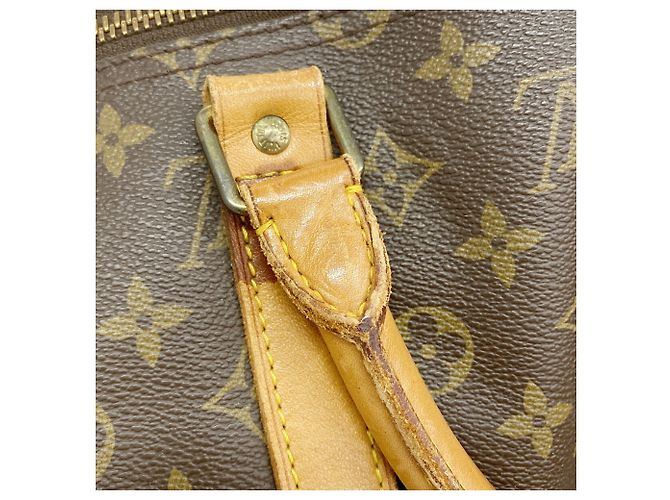 Louis Vuitton Boston Monogram Keepall Bandoulière 55 Castaño - vista 13