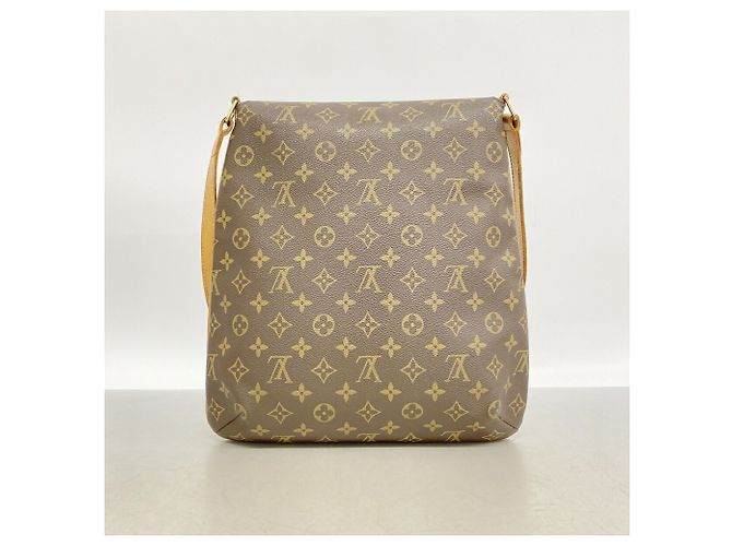 Borsa a tracolla Louis Vuitton Monogram Musette Marrone - vista 13