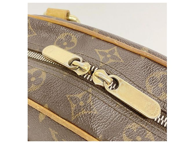 Louis Vuitton Monogram Manhattan PM Handtasche Braun - Ansicht 10