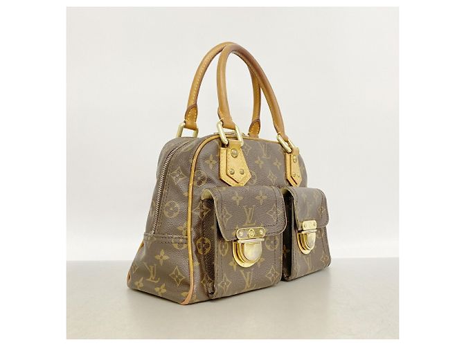 Louis Vuitton Monogram Manhattan PM Handtasche Braun - Ansicht 2