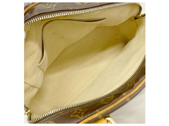 Louis Vuitton Monogram Manhattan PM Handtasche Braun - Ansicht 4