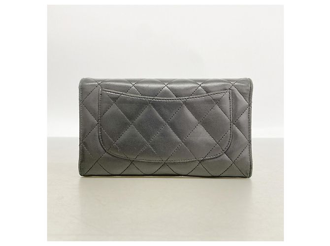 Cartera larga tri-fold Chanel negra Negro - vista 10