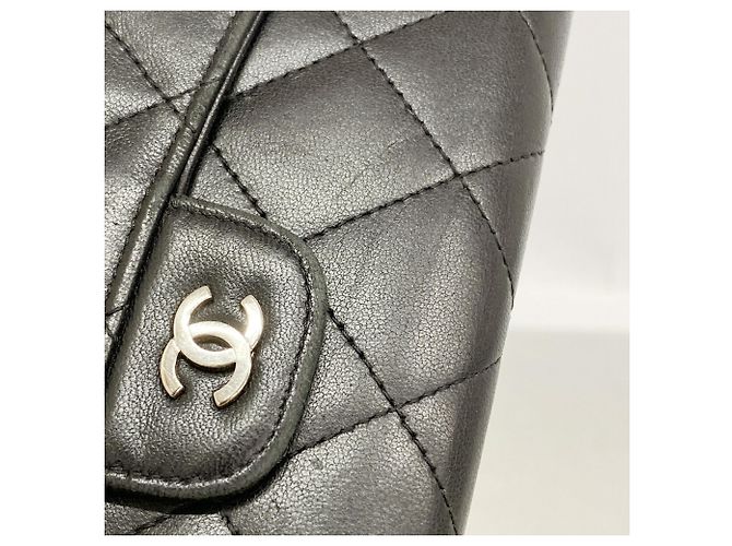Cartera larga tri-fold Chanel negra Negro - vista 8
