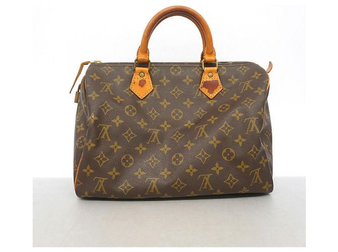 Bolsa Louis Vuitton Monogram Speedy 30 Marrom - vista 13