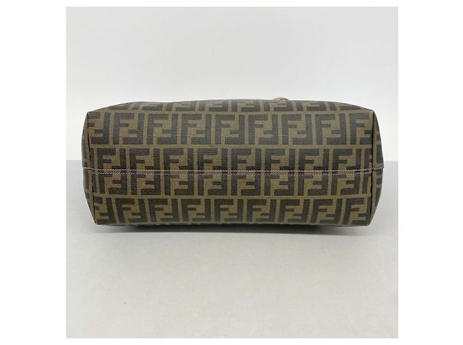 Fendi Zucca Tote Bag Braun PVC - Ansicht 3
