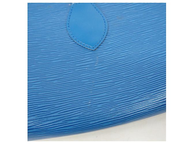 Bolso de hombro Louis Vuitton Epi Saint Cloud Azul - vista 10