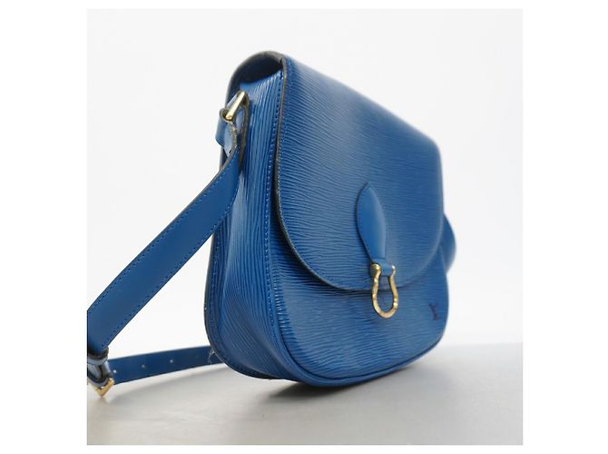 Bolso de hombro Louis Vuitton Epi Saint Cloud Azul - vista 2