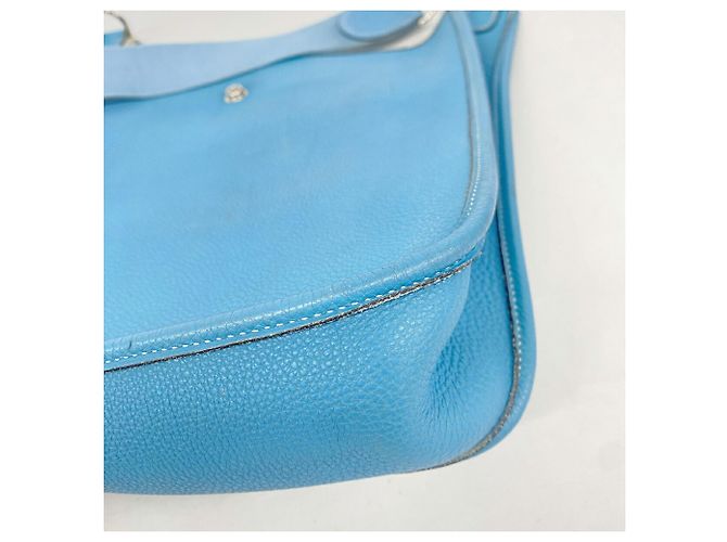 Hermès Bolsa de Ombro Hermes Evelyne 1PM Azul - vista 6