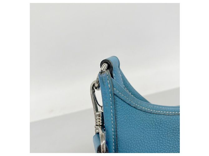 Hermès Bolsa de Ombro Hermes Evelyne 1PM Azul - vista 7