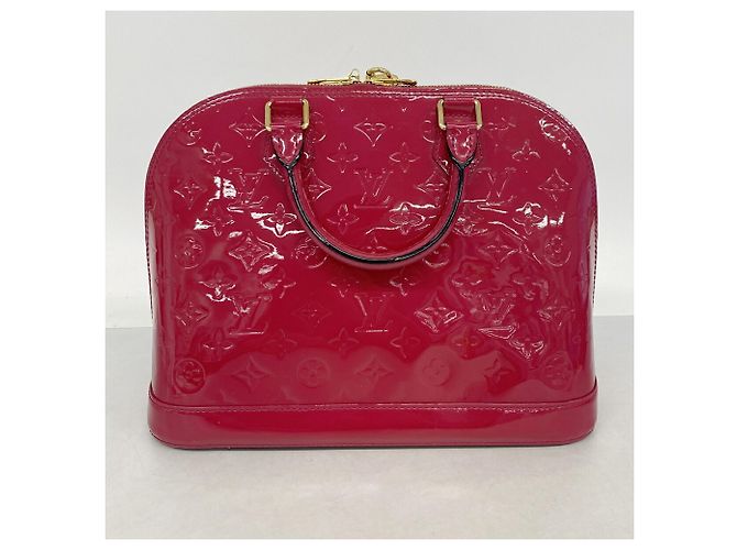 Borsa Louis Vuitton Alma PM Vernis Rosa - vista 11