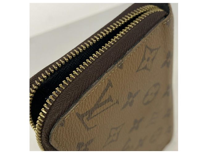 Portafoglio lungo Zippy Monogram Reverse Louis Vuitton Marrone - vista 5