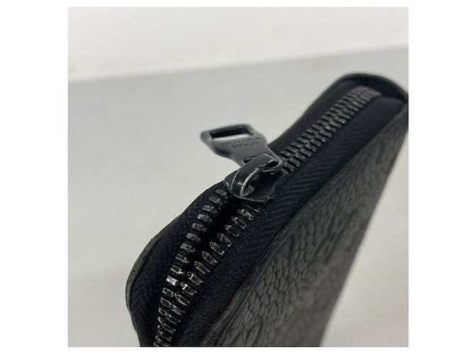 Portafoglio Zippy Monogram Taurillon Louis Vuitton Nero - vista 8