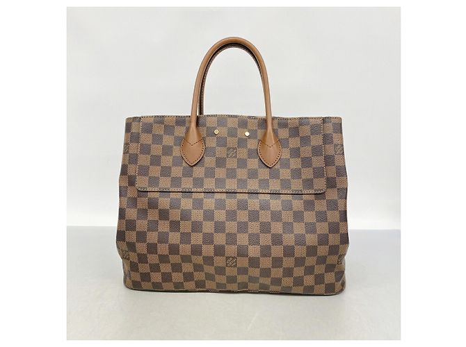 Louis Vuitton Damier Ascot Tote Bag in Ebene Damier ebene - Ansicht 10