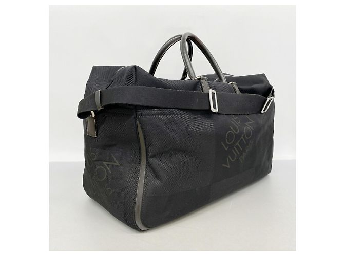 Borsa Louis Vuitton Boston Damier Géant Albatross Nero - vista 2