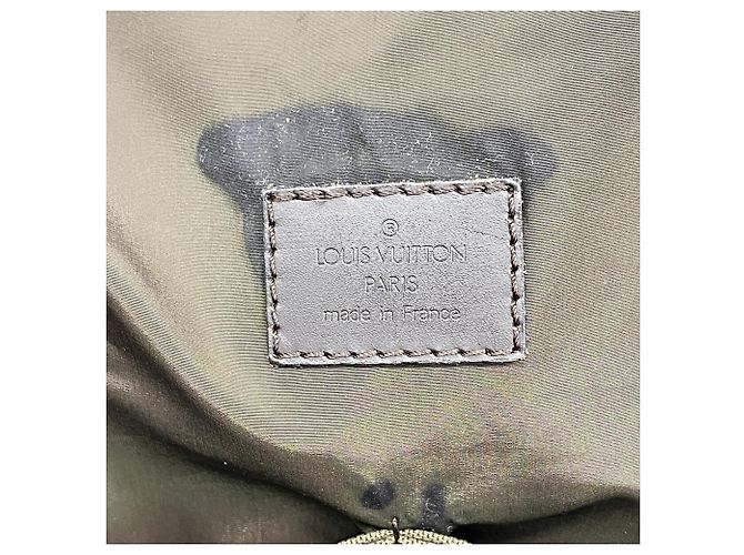 Borsa Louis Vuitton Boston Damier Géant Albatross Nero - vista 5