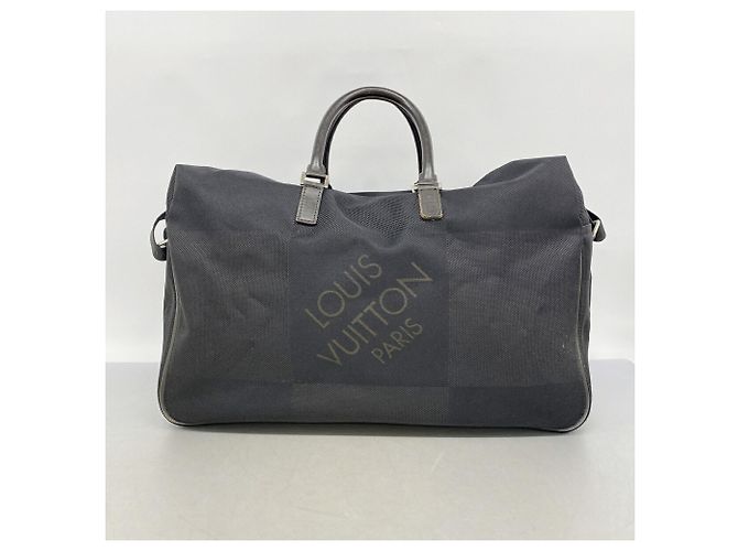 Borsa Louis Vuitton Boston Damier Géant Albatross Nero - vista 9