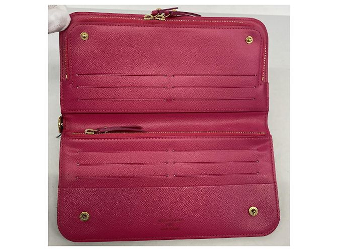 Louis Vuitton Monogram Multicolor Portefeuille Insolite Long Wallet Nero Rosso - vista 3