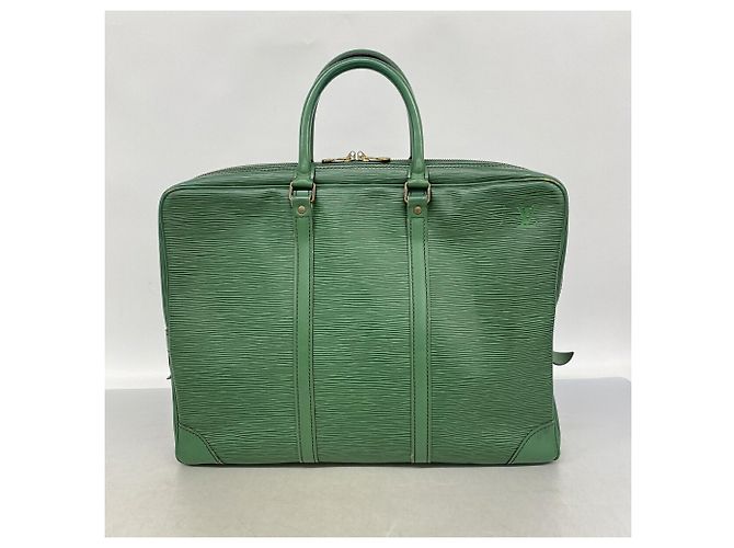 Sac Portedocuments Voyage Louis Vuitton en cuir Epi - vue 11