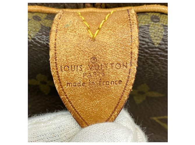 Bolso Louis Vuitton Boston Monogram Keepall 50 Castaño - vista 5