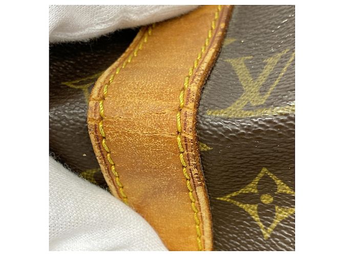 Bolso Louis Vuitton Boston Monogram Keepall 50 Castaño - vista 6